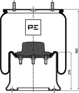 PE Automotive 084.221-71A - Pneimoatsperes spilvens, Pneimopiekare ps1.lv