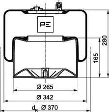 PE Automotive 084.271-71A - Pneimoatsperes spilvens, Pneimopiekare ps1.lv