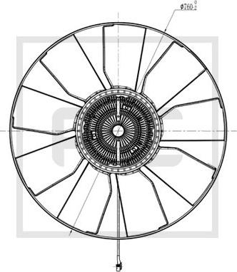 PE Automotive 030.191-00A - Ventilatora darba rats, Motora dzesēšanas sistēma ps1.lv