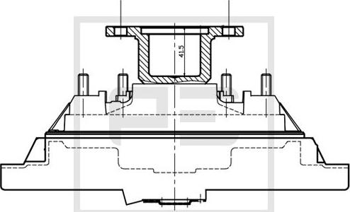 PE Automotive 030.180-00A - Sajūgs, Radiatora ventilators ps1.lv