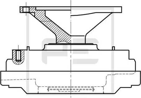 PE Automotive 020.210-00A - Sajūgs, Radiatora ventilators ps1.lv