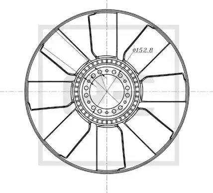 PE Automotive 020.217-00A - Ventilatora darba rats, Motora dzesēšanas sistēma ps1.lv