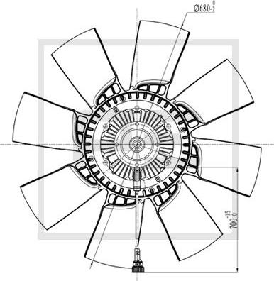 PE Automotive 250.159-00A - Ventilatora darba rats, Motora dzesēšanas sistēma ps1.lv