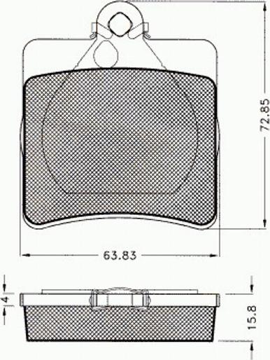 Pex 7524 - Bremžu uzliku kompl., Disku bremzes ps1.lv