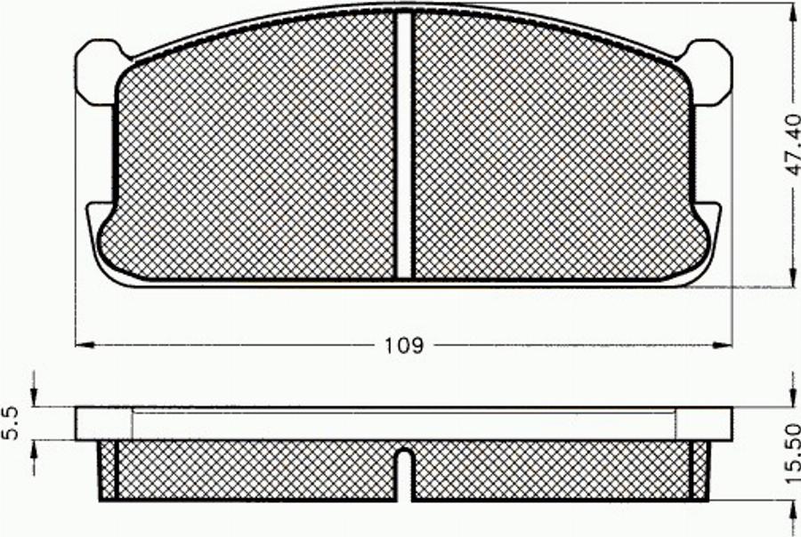 Pex 7037 - Bremžu uzliku kompl., Disku bremzes ps1.lv