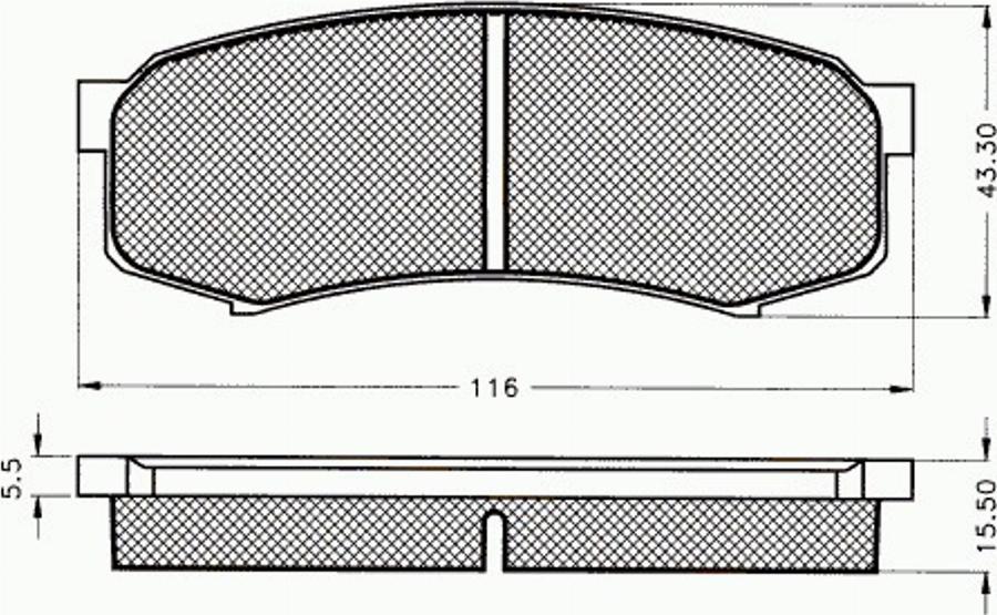 Pex 7.396 - Bremžu uzliku kompl., Disku bremzes ps1.lv