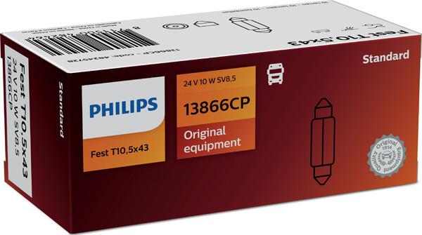 PHILIPS 13866CP - Kvēlspuldze, Numura apgaismojuma lukturis ps1.lv