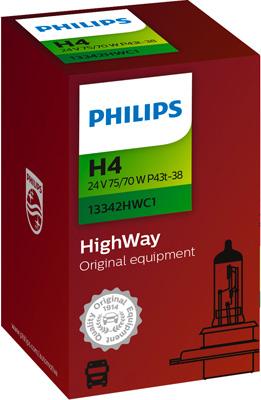 PHILIPS 13342HWC1 - Kvēlspuldze, Tālās gaismas lukturis ps1.lv