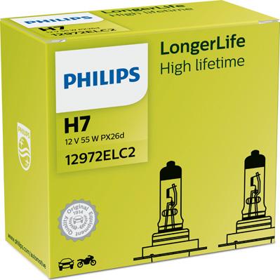 PHILIPS 12972ELC2 - Kvēlspuldze, Tālās gaismas lukturis ps1.lv