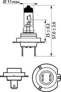 PHILIPS 12972CVPBS2 - Kvēlspuldze, Dienas gaismas lukturis ps1.lv