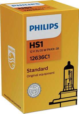 PHILIPS 12636C1 - Kvēlspuldze, Tālās gaismas lukturis ps1.lv