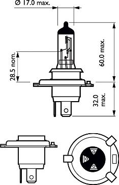 PHILIPS 12342CTVBW - Kvēlspuldze, Tālās gaismas lukturis ps1.lv