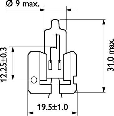 PHILIPS 12311 - Kvēlspuldze, Miglas lukturis ps1.lv