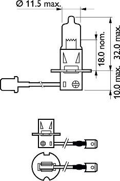 PHILIPS 12336LLECOC1 - Kvēlspuldze, Tālās gaismas lukturis ps1.lv