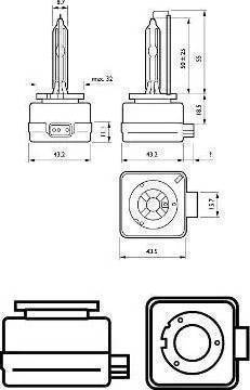 PHILIPS 42403XV2S2 - Kvēlspuldze, Pamatlukturis ps1.lv