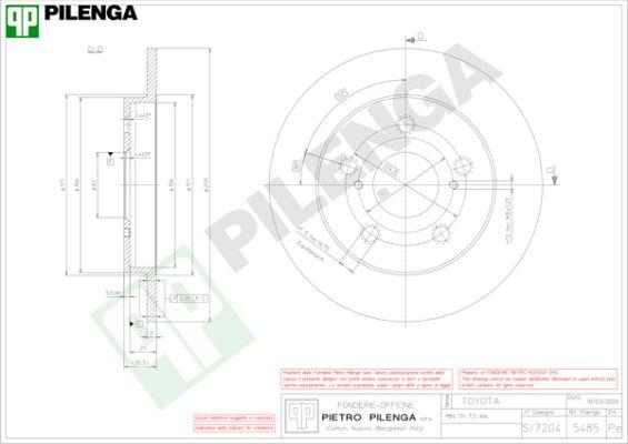 Pilenga 5485 - Bremžu diski ps1.lv