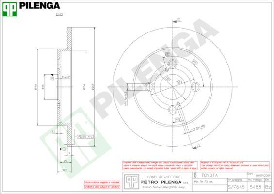 Pilenga 5488 - Bremžu diski ps1.lv