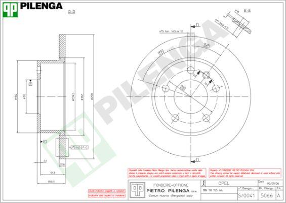 Pilenga 5066 - Bremžu diski ps1.lv