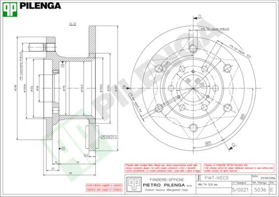 Pilenga 5036 - Bremžu diski ps1.lv