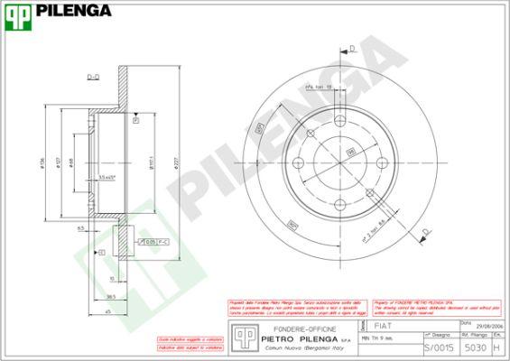 Pilenga 5030 - Bremžu diski ps1.lv