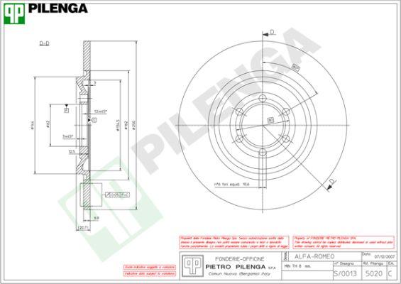 Pilenga 5020 - Bremžu diski ps1.lv