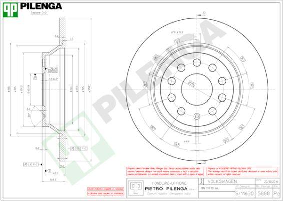 Pilenga 5888 - Bremžu diski ps1.lv