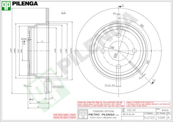 Pilenga 5268 - Bremžu diski ps1.lv