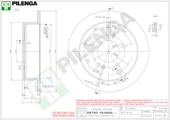 Pilenga 5794 - Bremžu diski ps1.lv