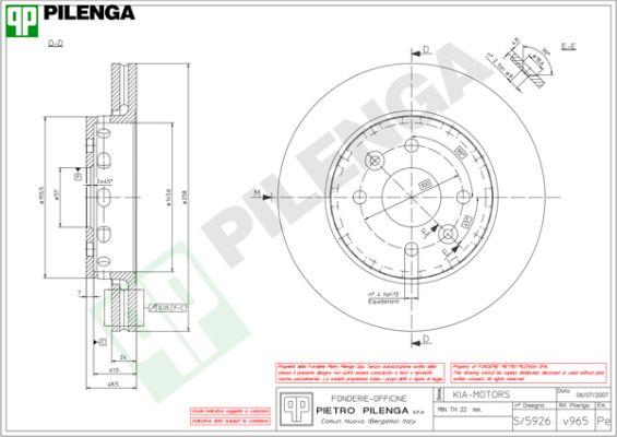 Pilenga V965 - Bremžu diski ps1.lv