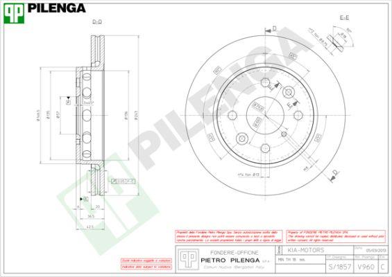 Pilenga V960 - Bremžu diski ps1.lv