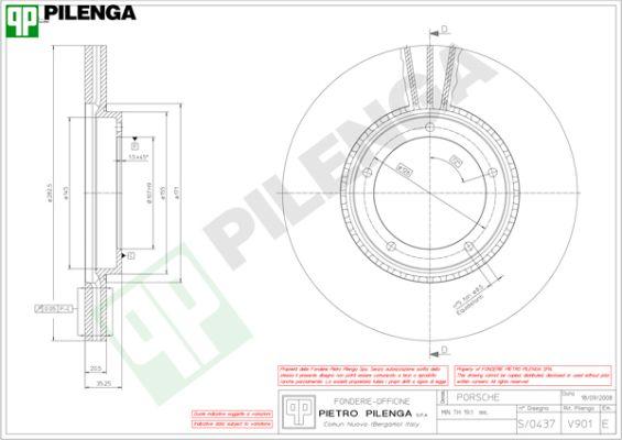 Pilenga V901 - Bremžu diski ps1.lv