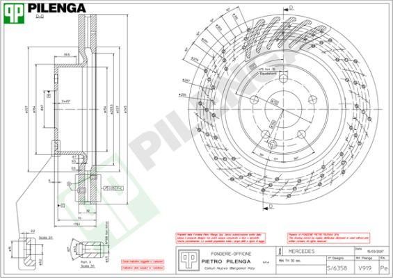 Pilenga V919 - Bremžu diski ps1.lv