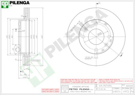 Pilenga V972 - Bremžu diski ps1.lv