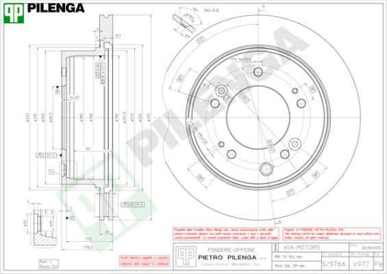 Pilenga V977 - Bremžu diski ps1.lv