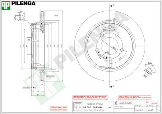 Pilenga V441 - Bremžu diski ps1.lv