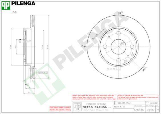 Pilenga V456 - Bremžu diski ps1.lv