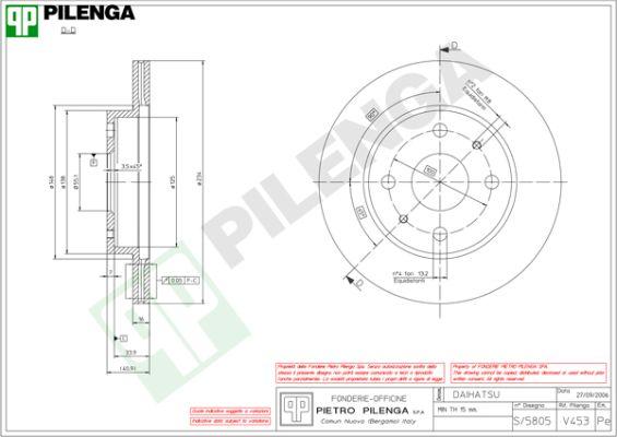 Pilenga V453 - Bremžu diski ps1.lv