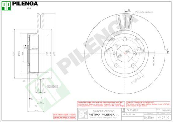 Pilenga V407 - Bremžu diski ps1.lv