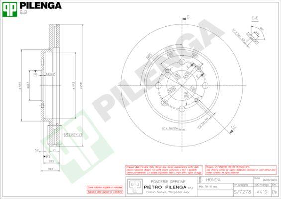 Pilenga V419 - Bremžu diski ps1.lv