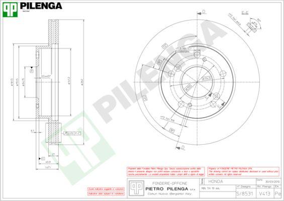 Pilenga V413 - Bremžu diski ps1.lv