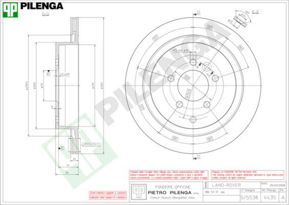 Pilenga V435 - Bremžu diski ps1.lv