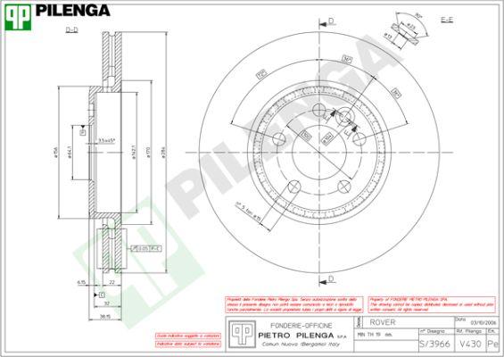 Pilenga V430 - Bremžu diski ps1.lv