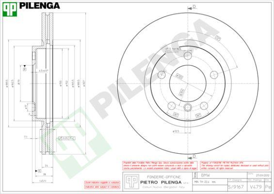 Pilenga V479 - Bremžu diski ps1.lv