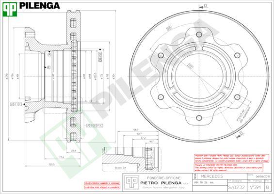 Pilenga V591 - Bremžu diski ps1.lv