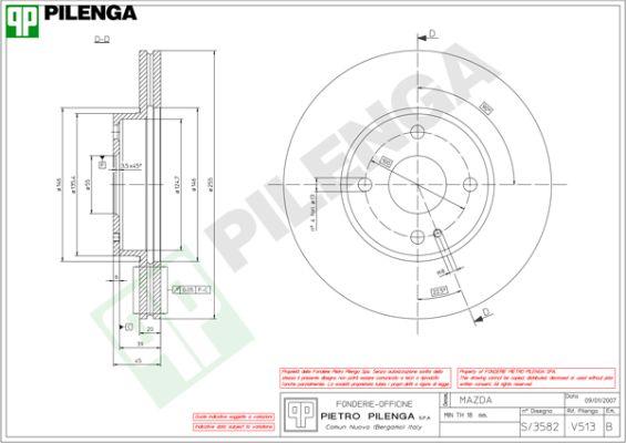 Pilenga V513 - Bremžu diski ps1.lv