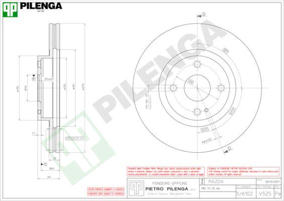 Pilenga V525 - Bremžu diski ps1.lv