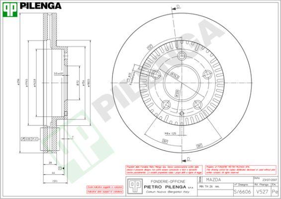 Pilenga V527 - Bremžu diski ps1.lv