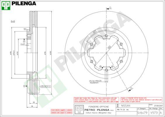 Pilenga V573 - Bremžu diski ps1.lv