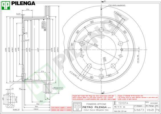 Pilenga V648 - Bremžu diski ps1.lv