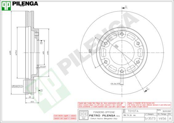 Pilenga V656 - Bremžu diski ps1.lv